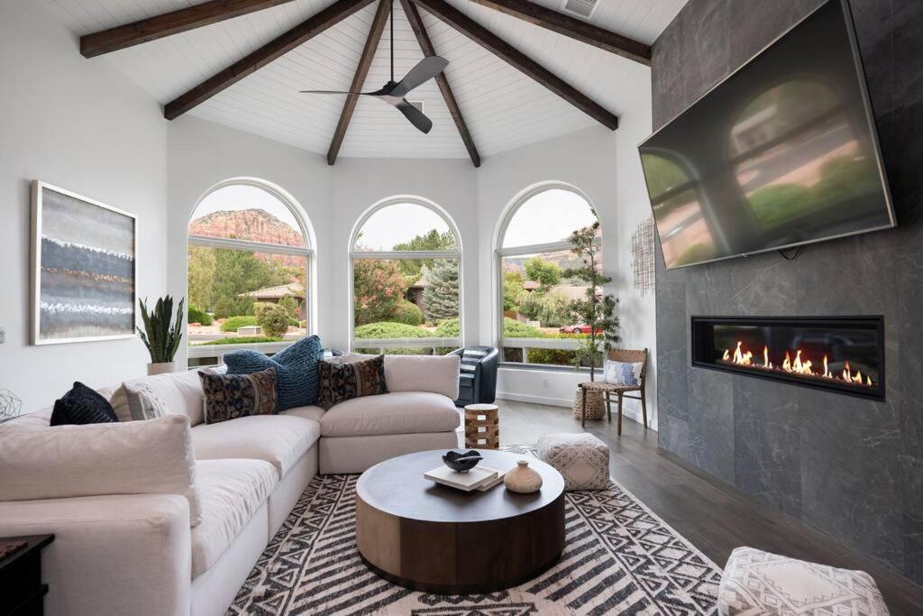 Amazing Luxury Home With Hot Tub & Views Sedona Dış mekan fotoğraf